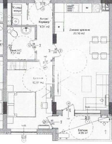 Двустаен апартамент в Айтос - 65 кв.м за 800 €/кв.м - Снимка #1