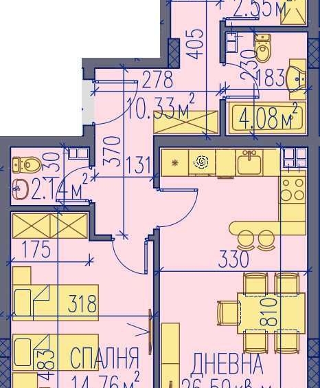 Тристаен апартамент в Пловдив, Каменица 2 - 113 кв.м за 1310 €/кв.м - Снимка #1