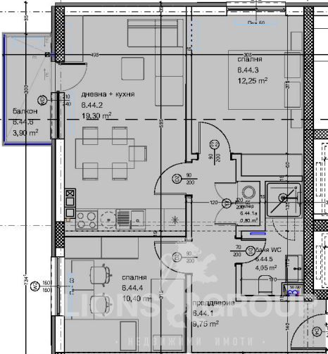 Тристаен апартамент в Варна, Кайсиева градина - 85 кв.м за 653 €/кв.м - Снимка #1