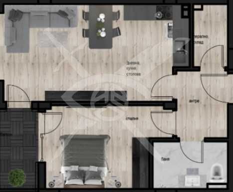 Двустаен апартамент в Пловдив, Кючук Париж - 70 кв.м за 1203 €/кв.м - Снимка #1