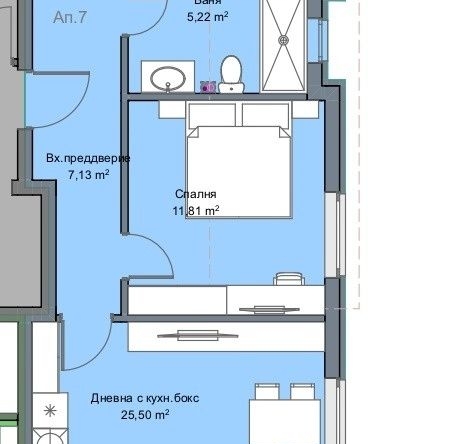 Тристаен апартамент в Асеновград - 111 кв.м за 888 €/кв.м - Снимка #1