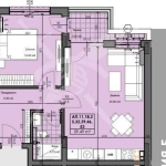 Двустаен апартамент в Пловдив, Кършияка - 69 кв.м за 1064 €/кв.м - Снимка #1