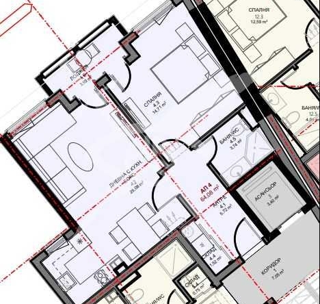 Двустаен апартамент в Поморие - 64 кв.м за 2312 €/кв.м - Снимка #1