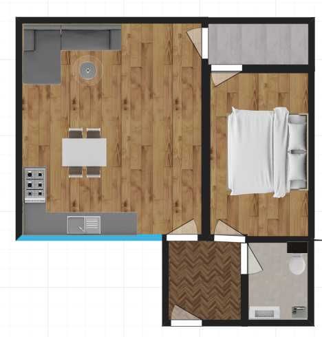 Двустаен апартамент в Пловдив, Кършияка - 72 кв.м за 1084 €/кв.м - Снимка #1