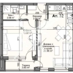 Двустаен апартамент в Пловдив, Кършияка - 68 кв.м за 1893 €/кв.м - Снимка #1
