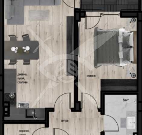 Двустаен апартамент в Пловдив, Кючук Париж - 71 кв.м за 1202 €/кв.м - Снимка #1