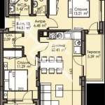 Тристаен апартамент в Бургас, Изгрев - 94 кв.м за 1308 €/кв.м - Снимка #1