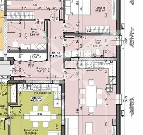 Дава се под наем Тристаен апартамент в Пловдив, Остромила - 131 кв.м за 144560 € - Снимка #1