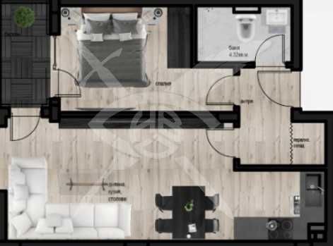 Двустаен апартамент в Пловдив, Кючук Париж - 74 кв.м за 1199 €/кв.м - Снимка #1