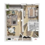 Двустаен апартамент в Пловдив, Тракия - 74 кв.м за 1163 €/кв.м - Снимка #1