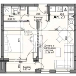 Двустаен апартамент в Пловдив, Кършияка - 67 кв.м за 1907 €/кв.м - Снимка #1