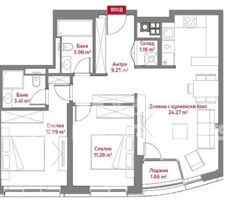 Тристаен апартамент в София, Кръстова вада - 109 кв.м за 3303 €/кв.м - Снимка #1