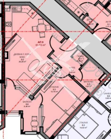 Двустаен апартамент в Поморие - 68 кв.м за 901 €/кв.м - Снимка #1