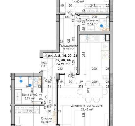 Тристаен апартамент в Пловдив, Кючук Париж - 103 кв.м за 560 €/кв.м - Снимка #1