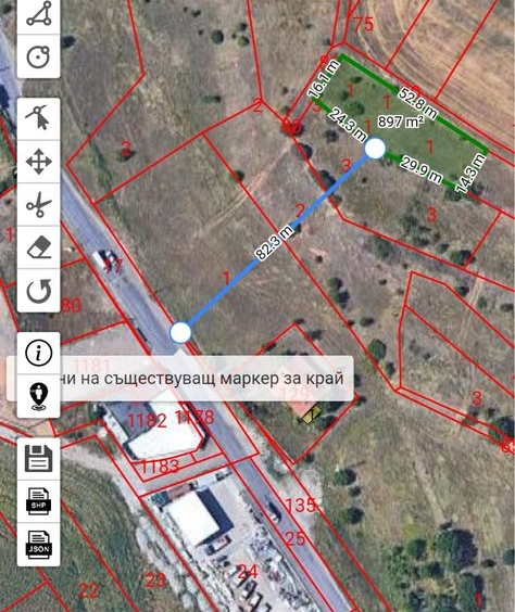 Парцел в София, Гниляне - 897 кв.м за 16 €/кв.м - Снимка #1