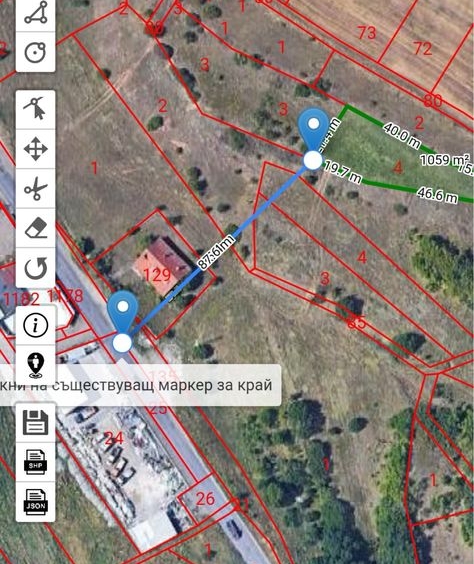 Парцел в София, Гниляне - 1059 кв.м за 16 €/кв.м - Снимка #1
