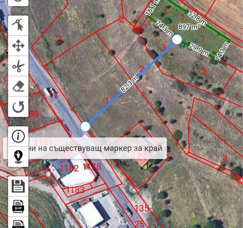 Парцел в София, Гниляне - 897 кв.м за 16 €/кв.м - Снимка #1