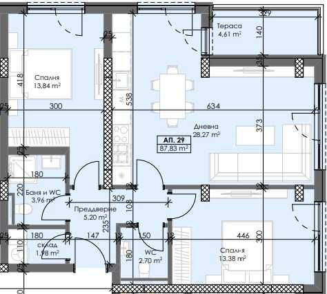 Тристаен апартамент в Пловдив, Тракия - 108 кв.м за 985 €/кв.м - Снимка #1