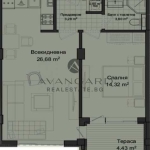 Двустаен апартамент в Пловдив, Кършияка - 71 кв.м за 719 €/кв.м - Снимка #1