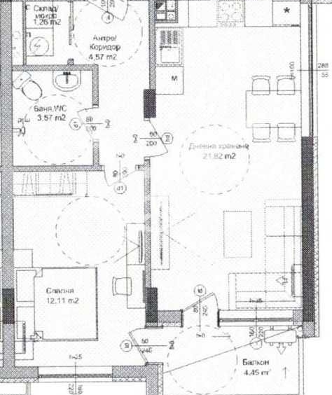 Двустаен апартамент в Айтос - 65 кв.м за 800 €/кв.м - Снимка #1