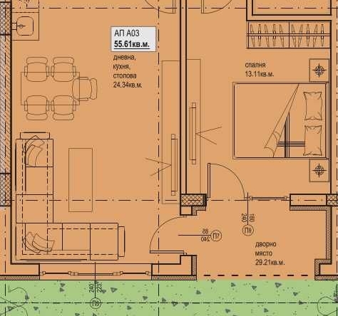 Двустаен апартамент в Пловдив, Остромила - 93 кв.м за 576 €/кв.м - Снимка #1