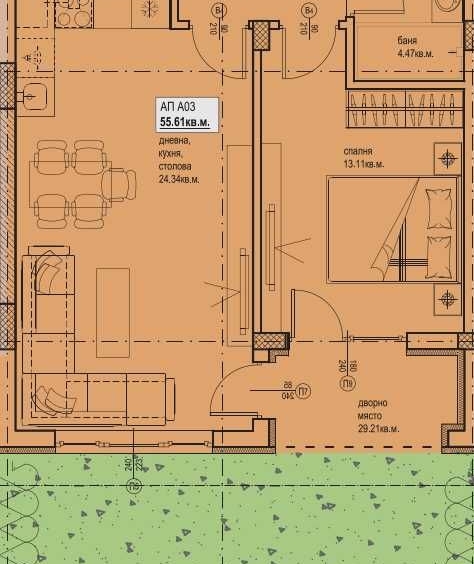 Двустаен апартамент в Пловдив, Остромила - 93 кв.м за 576 €/кв.м - Снимка #1