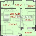 Двустаен апартамент в Бургас, Славейков - 79 кв.м за 786 €/кв.м - Снимка #1