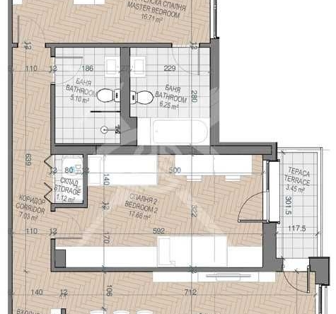 Тристаен апартамент в Пловдив, Каменица 1 - 141 кв.м за 2015 €/кв.м - Снимка #1