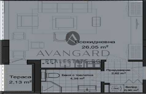 Едностаен апартамент в Пловдив, Кършияка - 59 кв.м за 1102 €/кв.м - Снимка #1