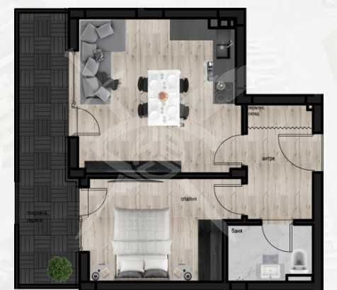 Двустаен апартамент в Пловдив, Кючук Париж - 66 кв.м за 1213 €/кв.м - Снимка #1