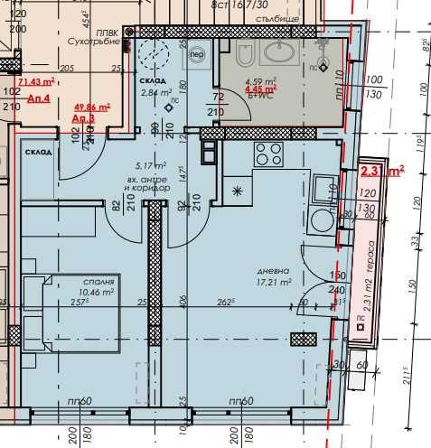 Двустаен апартамент в Пловдив, Остромила - 60 кв.м за 1467 €/кв.м - Снимка #1