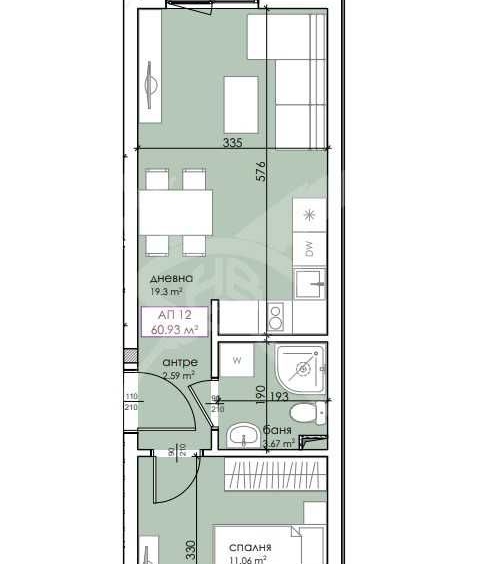 Двустаен апартамент в Созопол - 61 кв.м за 1402 €/кв.м - Снимка #1