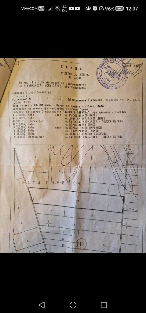 Земеделски имот в с. Кайнарджа, Област Силистра -  кв.м за 2040 €/дка - Снимка #1