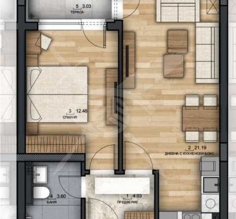 Двустаен апартамент в Приморско - 60 кв.м за 536 €/кв.м - Снимка #1