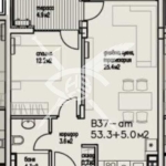 Двустаен апартамент в Бургас, Сарафово - 58 кв.м за 1238 €/кв.м - Снимка #1