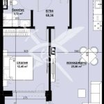 Двустаен апартамент в Бургас, Изгрев - 68 кв.м за 1177 €/кв.м - Снимка #1