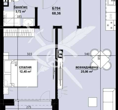 Двустаен апартамент в Бургас, Изгрев - 68 кв.м за 1177 €/кв.м - Снимка #1