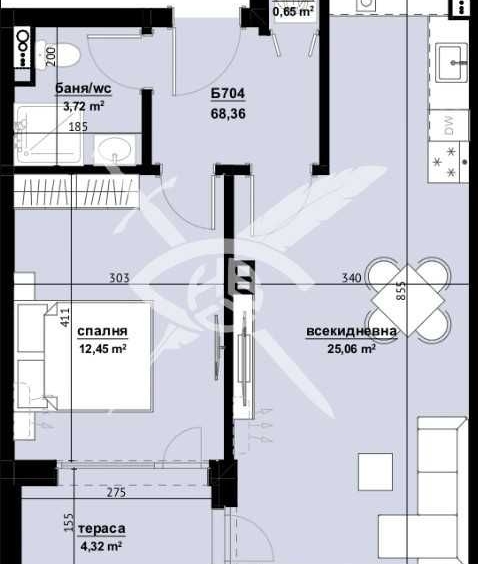 Двустаен апартамент в Бургас, Изгрев - 68 кв.м за 1177 €/кв.м - Снимка #1