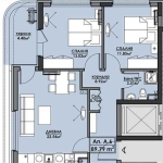 Тристаен апартамент в Бургас, Сарафово - 87 кв.м за 1109 €/кв.м - Снимка #1