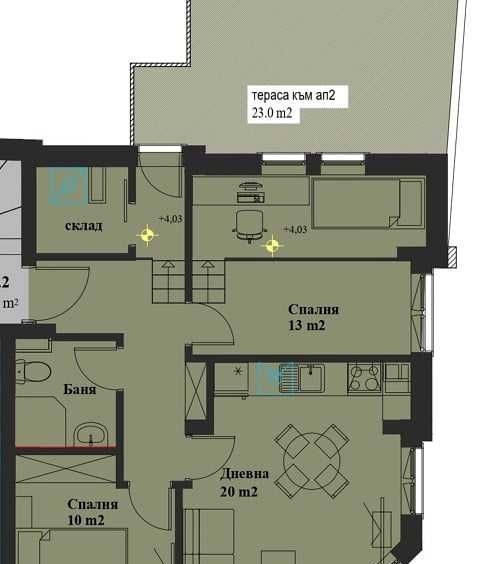 Тристаен апартамент в София, Банишора - 82 кв.м за 2635 €/кв.м - Снимка #1