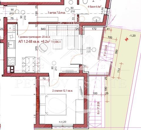 Тристаен апартамент в Велинград - 74 кв.м за 1250 €/кв.м - Снимка #1