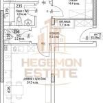 Тристаен апартамент в Варна, Кайсиева градина - 97 кв.м за 1372 €/кв.м - Снимка #1