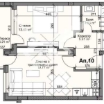 Двустаен апартамент в Пловдив, Кършияка - 69 кв.м за 1593 €/кв.м - Снимка #1