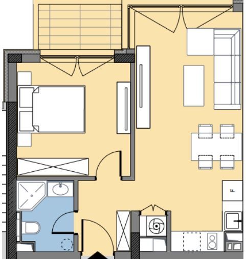 Двустаен апартамент в София, Овча купел - 64 кв.м за 1719 €/кв.м - Снимка #1