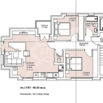 Тристаен апартамент в Пловдив, Южен - 98 кв.м за 713 €/кв.м - Снимка #1