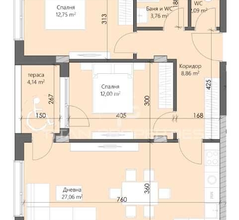 Тристаен апартамент в Пловдив, Кършияка - 99 кв.м за 689 €/кв.м - Снимка #1