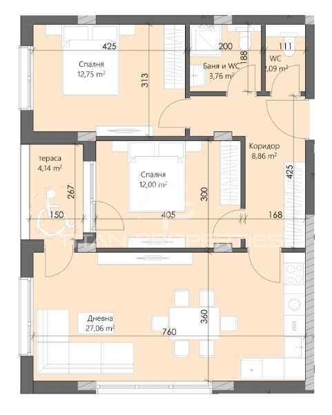 Тристаен апартамент в Пловдив, Кършияка - 99 кв.м за 689 €/кв.м - Снимка #1