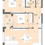 Тристаен апартамент в Пловдив, Кършияка - 99 кв.м за 1052 €/кв.м - Снимка #1