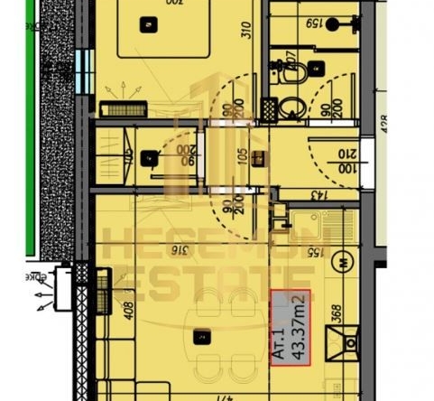 Двустаен апартамент в Варна, Виница - 49 кв.м за 1145 €/кв.м - Снимка #1
