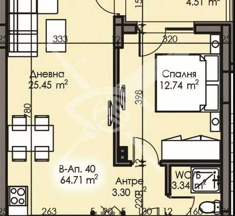 Двустаен апартамент в Бургас, Изгрев - 64 кв.м за 1163 €/кв.м - Снимка #1